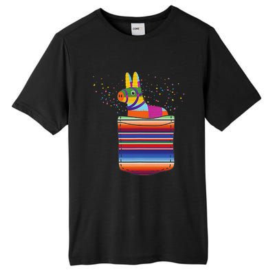 Serape Pocket Pinata Mexican Fiesta (Not An Actual Pocket) Tall Fusion ChromaSoft Performance T-Shirt