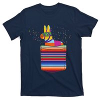 Serape Pocket Pinata Mexican Fiesta (Not An Actual Pocket) T-Shirt