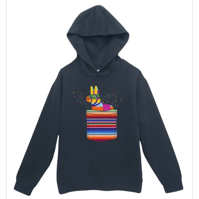 Serape Pocket Pinata Mexican Fiesta (Not An Actual Pocket) Urban Pullover Hoodie