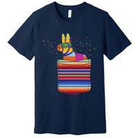 Serape Pocket Pinata Mexican Fiesta (Not An Actual Pocket) Premium T-Shirt