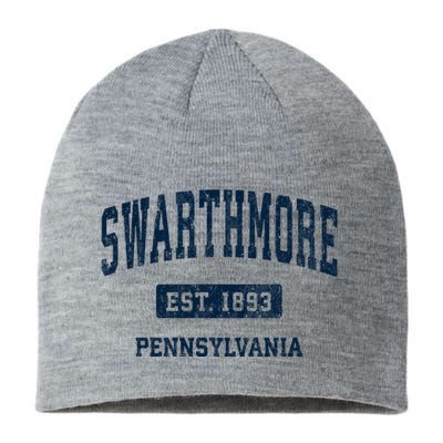 Swarthmore Pennsylvania Pa Vintage Athletic Sports Sustainable Beanie