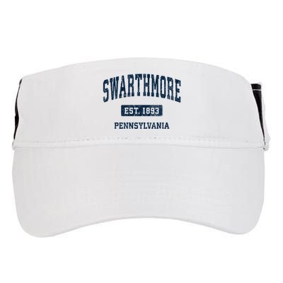 Swarthmore Pennsylvania Pa Vintage Athletic Sports Adult Drive Performance Visor