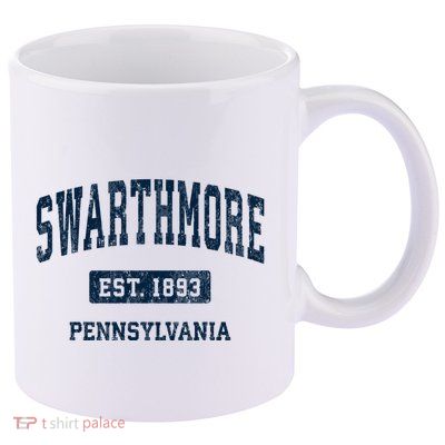 Swarthmore Pennsylvania Pa Vintage Athletic Sports 11oz C Handle Ceramic Mug