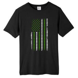 St Patrick`s Patricks Day Cloverleaf Irish America Flag Great Gift Tall Fusion ChromaSoft Performance T-Shirt