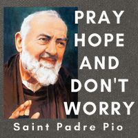 Saint Padre Pio Pray Hope And Dont Worry Catholic Christian Cotton Canvas Backpack