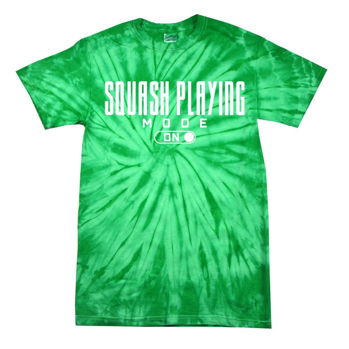 Squash Player Playing Tie-Dye T-Shirt