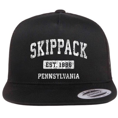 Skippack Pennsylvania Pa Vintage Sports Established Flatbill Hat