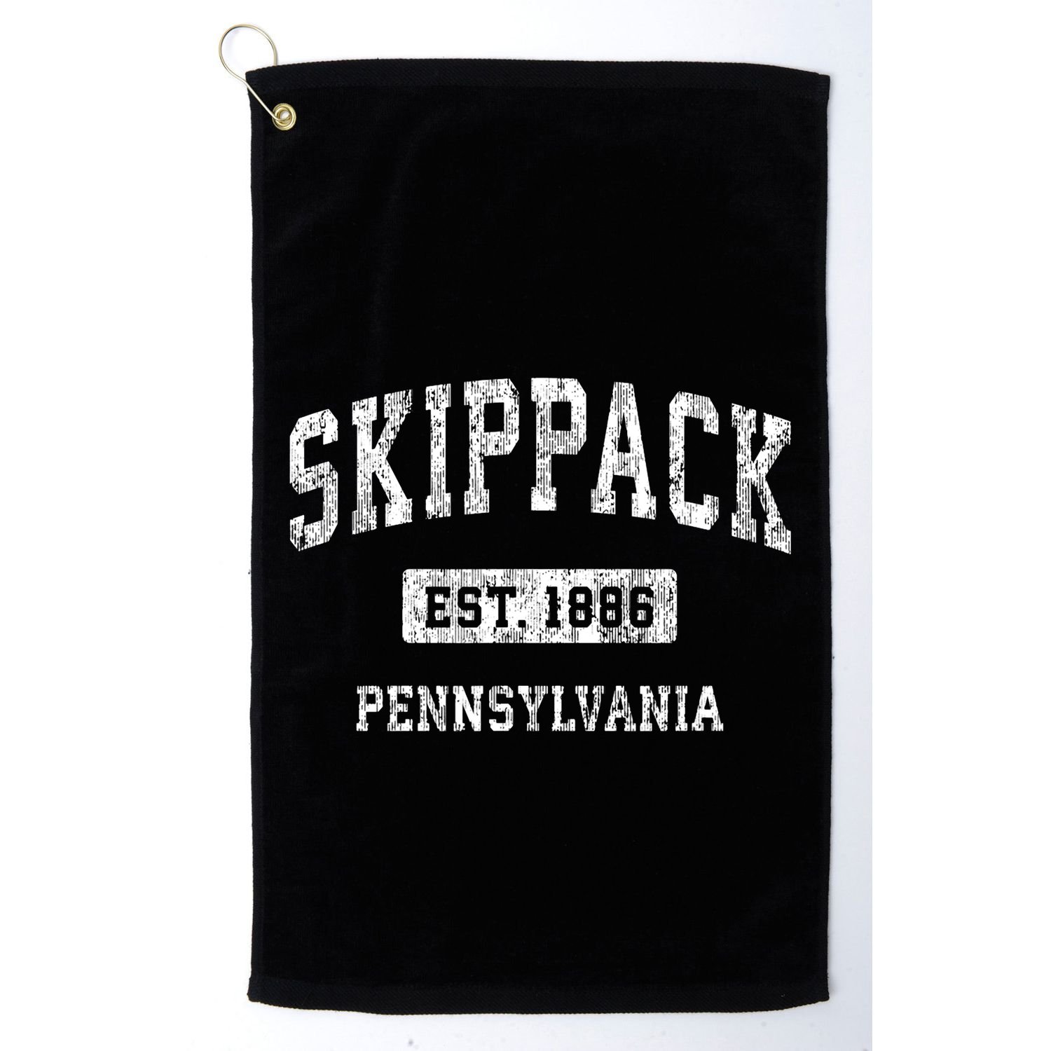 Skippack Pennsylvania Pa Vintage Sports Established Golf Towel