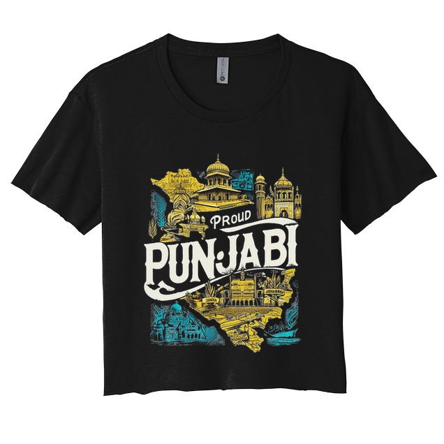 Sikh Punjab Proud Punjabi Crop Top