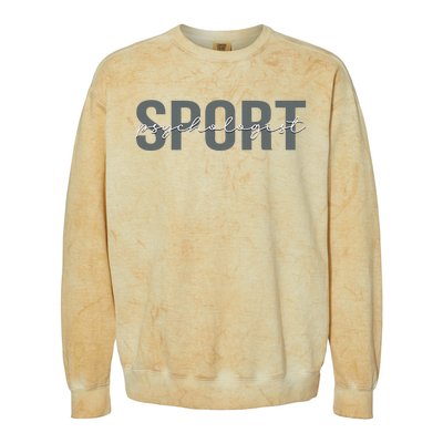 Sport Psychologist Psychology Colorblast Crewneck Sweatshirt