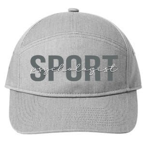 Sport Psychologist Psychology 7-Panel Snapback Hat