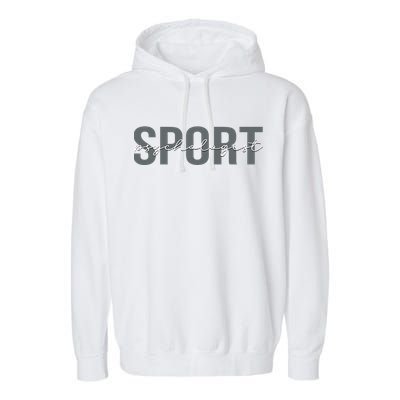 Sport Psychologist Psychology Garment-Dyed Fleece Hoodie