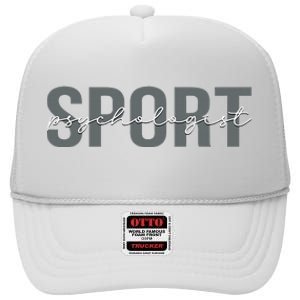 Sport Psychologist Psychology High Crown Mesh Back Trucker Hat