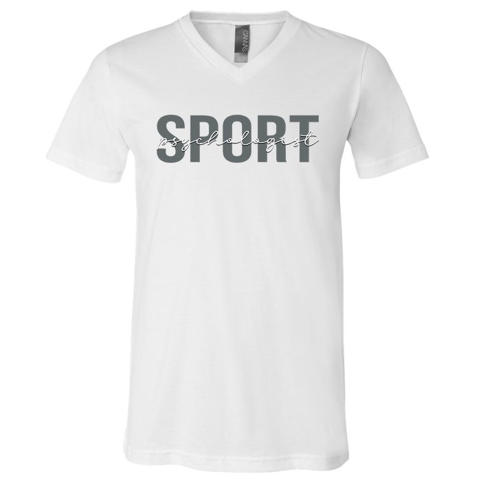 Sport Psychologist Psychology V-Neck T-Shirt