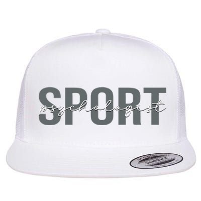 Sport Psychologist Psychology Flat Bill Trucker Hat