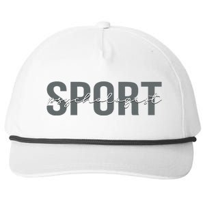 Sport Psychologist Psychology Snapback Five-Panel Rope Hat