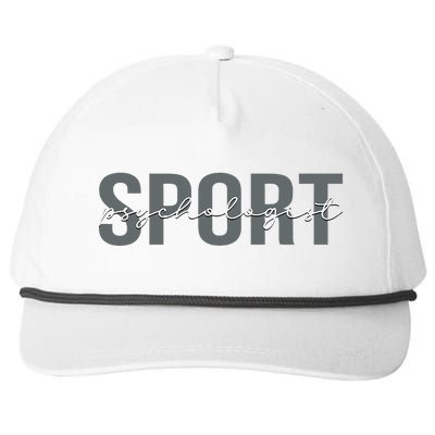 Sport Psychologist Psychology Snapback Five-Panel Rope Hat