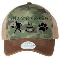 Simple Pickleball Player Legacy Tie Dye Trucker Hat