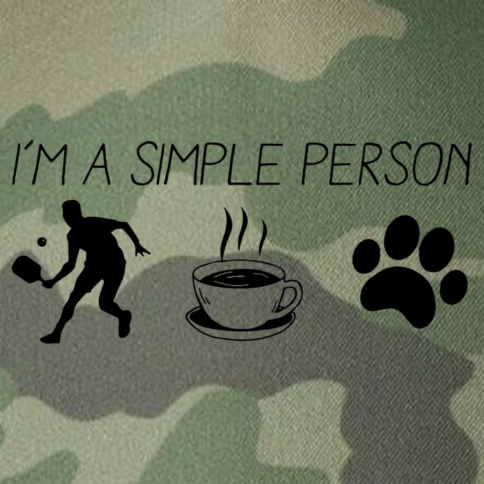 Simple Pickleball Player Legacy Tie Dye Trucker Hat
