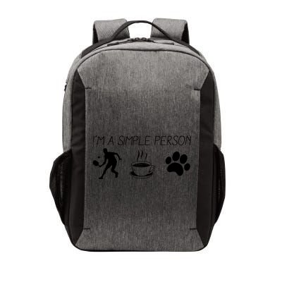 Simple Pickleball Player Vector Backpack
