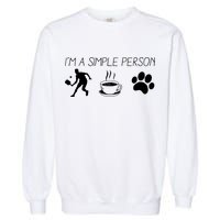 Simple Pickleball Player Garment-Dyed Sweatshirt