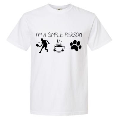Simple Pickleball Player Garment-Dyed Heavyweight T-Shirt