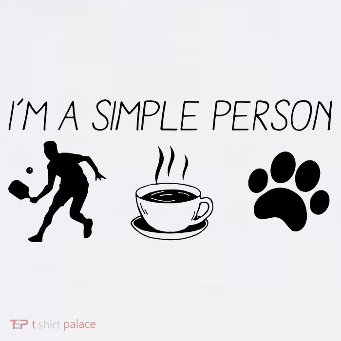 Simple Pickleball Player Performance Shirt