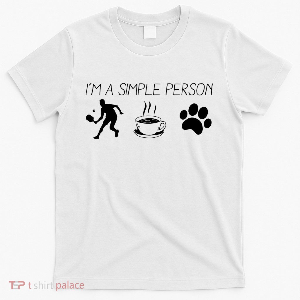 Simple Pickleball Player T-Shirt