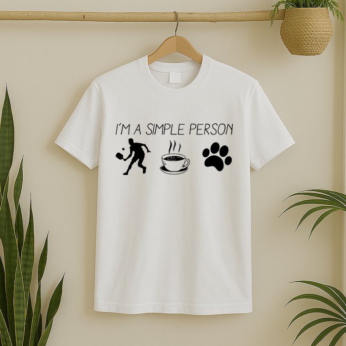 Simple Pickleball Player T-Shirt
