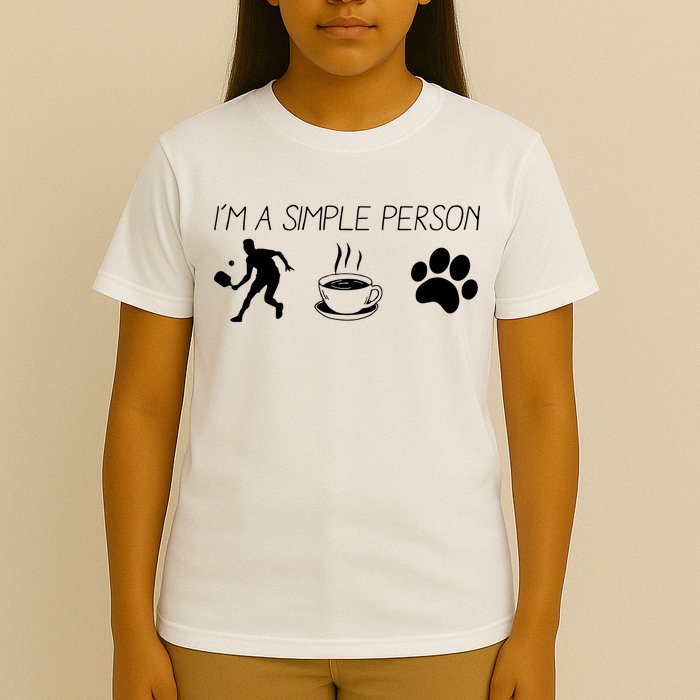 Simple Pickleball Player T-Shirt