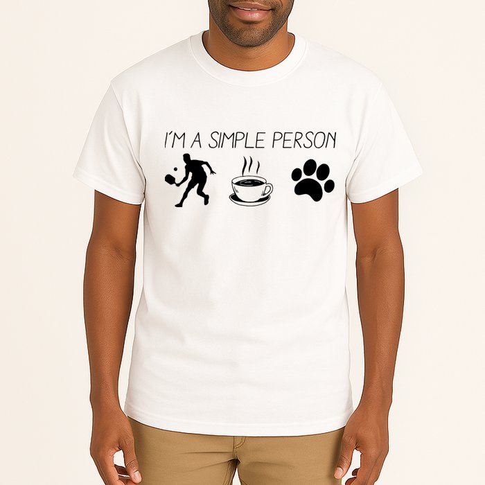 Simple Pickleball Player Tall T-Shirt