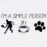 Simple Pickleball Player Tall T-Shirt