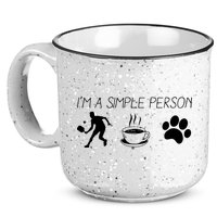 Simple Pickleball Player 15oz Campfire Ceramic Mug