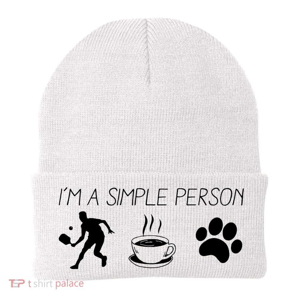 Simple Pickleball Player Beanie