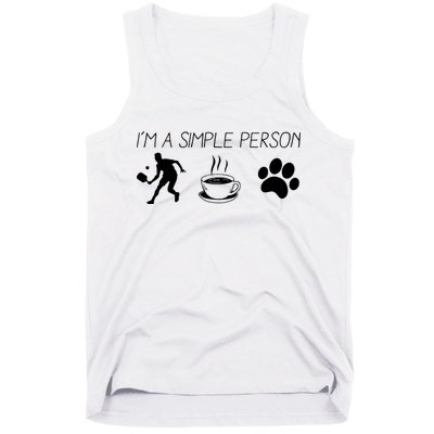 Simple Pickleball Player Tank Top
