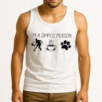 Simple Pickleball Player Tank Top