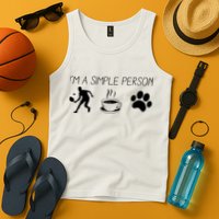 Simple Pickleball Player Tank Top