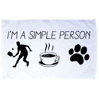 Simple Pickleball Player Microfiber Hand Towel