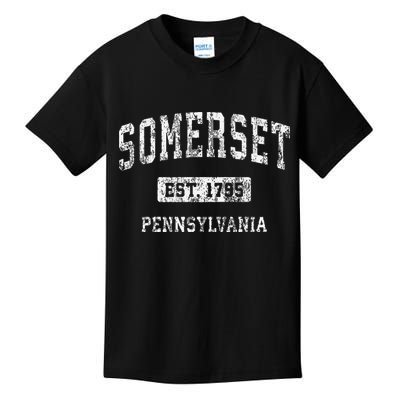 Somerset Pennsylvania Pa Vintage Established Kids T-Shirt