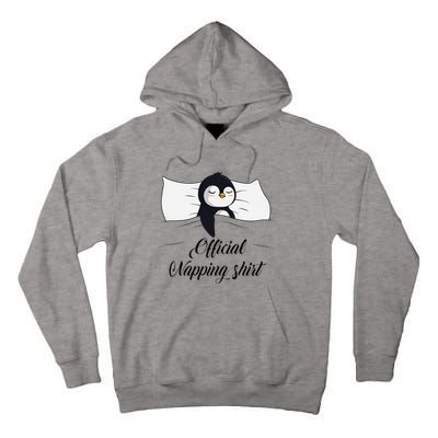 Sleeping Penguin Pyjamas Penguin Lover Napping Tall Hoodie