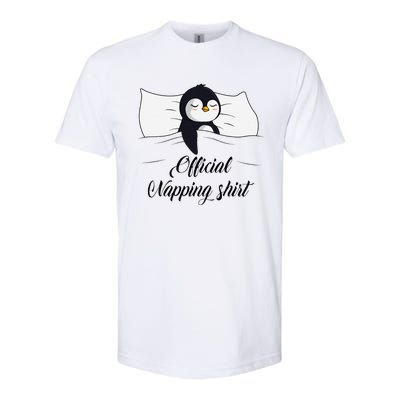 Sleeping Penguin Pyjamas Penguin Lover Napping Softstyle® CVC T-Shirt