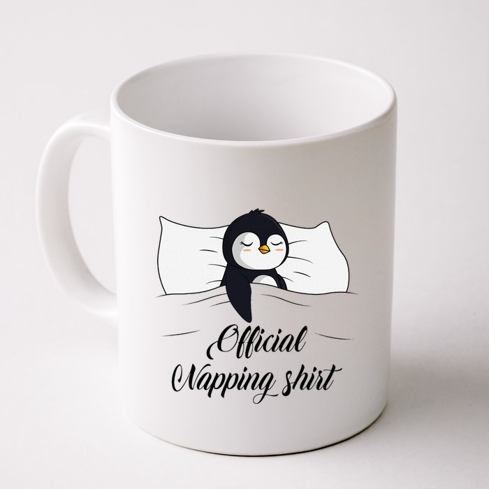 Sleeping Penguin Pyjamas Penguin Lover Napping Coffee Mug
