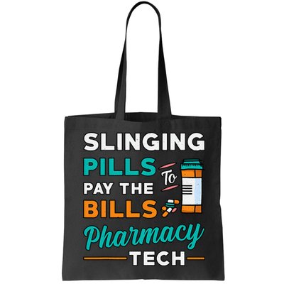 Slinging Pills Pharmacy Tech Vintage Technician Pharmacist Bag