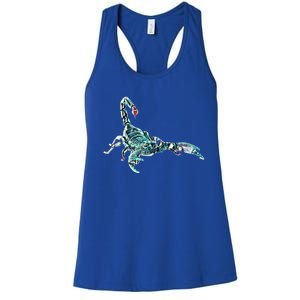 Scorpio Poisonous Pets Terrarium Animals Scorpion Gift Women's Racerback Tank