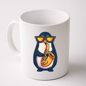 Saxophone Player Penguin Jazz Band Music Animal Lovers Gift Coffee Mug