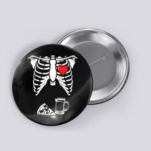 Skeleton Pregnancy Pizza Beer Xray Halloween Soon Dad Sweatshirt Button