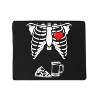 Skeleton Pregnancy Pizza Beer Xray Halloween Soon Dad Sweatshirt Mousepad