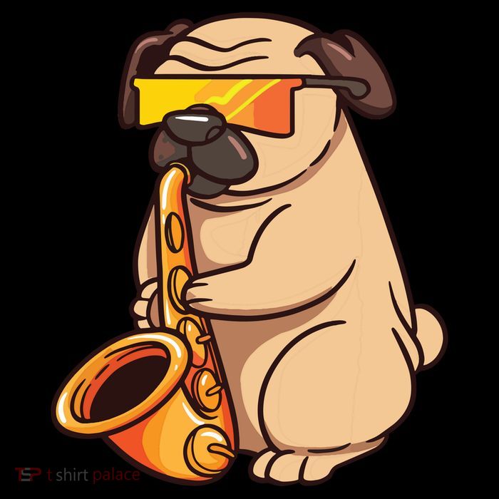 Saxophone Player Pug Jazz Band Music And Dog Lovers Gift Mug