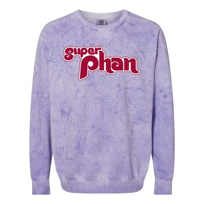 Super Phan Philadelphia Super Fan Colorblast Crewneck Sweatshirt