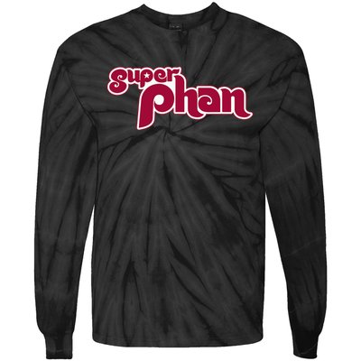 Super Phan Philadelphia Super Fan Tie-Dye Long Sleeve Shirt